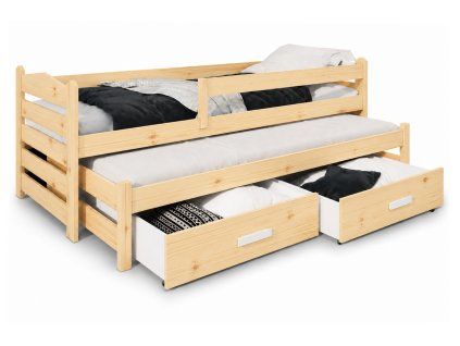 Detská posteľ s úložným priestorom 90x200 Tiago II